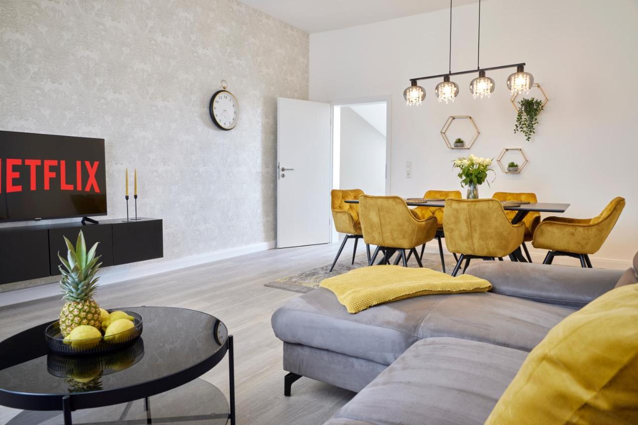 Schlossberg Residences - Xxl-Design-Apartment Mit Schlossblick Fuer Bis Zu 12 Personen Σβέτζινγκεν Εξωτερικό φωτογραφία